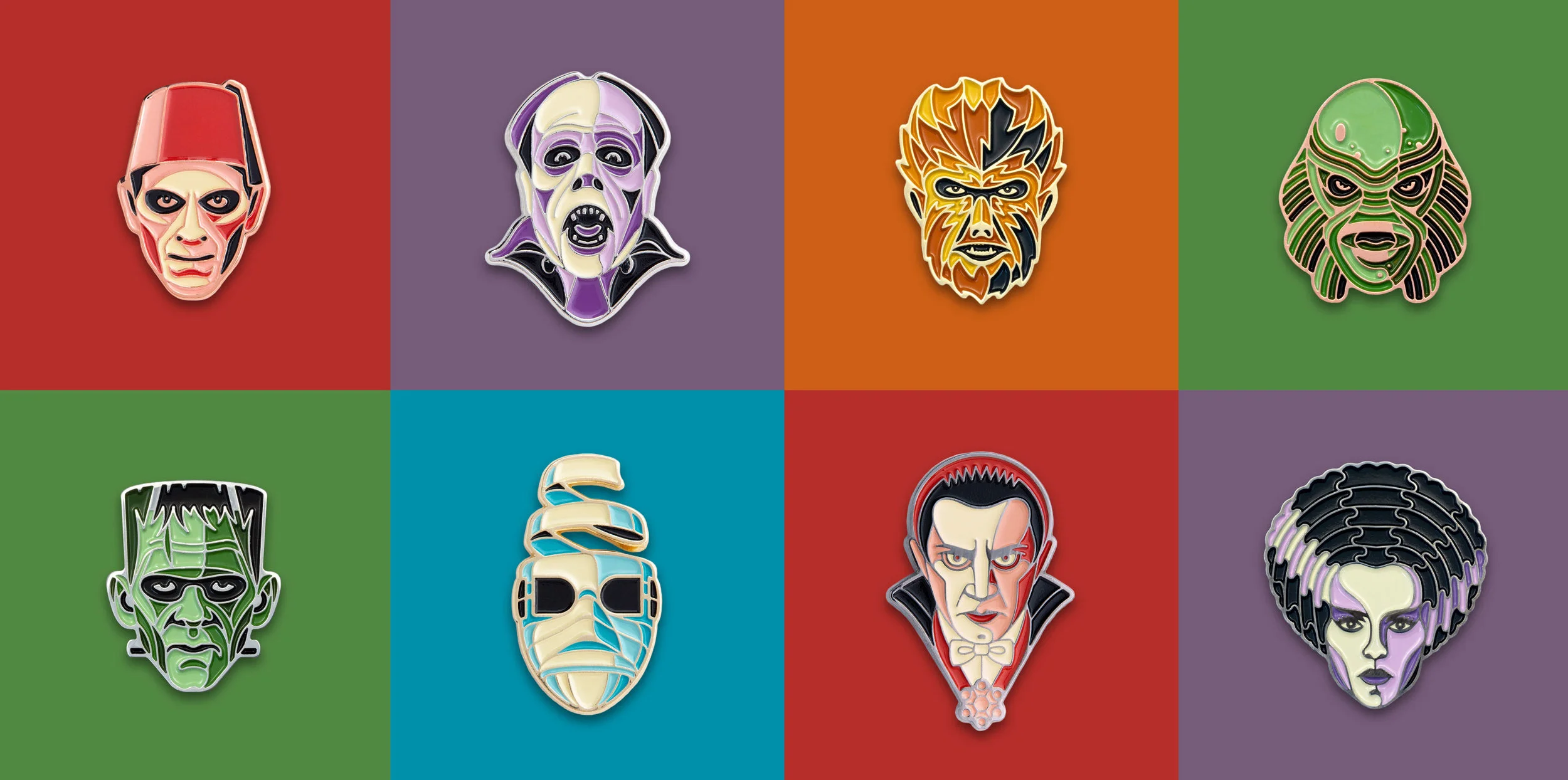 Universal Monsters Enamel Pin Series — DKNG
